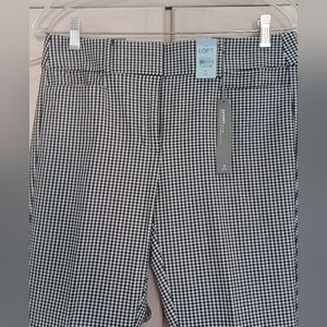Loft houndstooth skinny pants